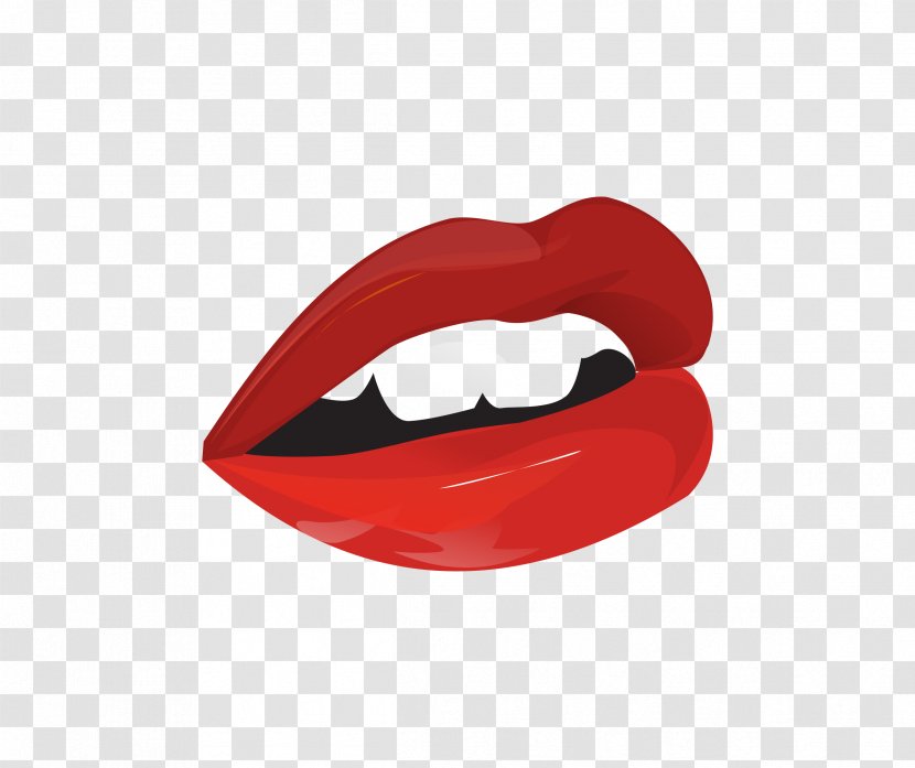 T-shirt Lip Sleeve Mouth Kiss - Fashion Transparent PNG