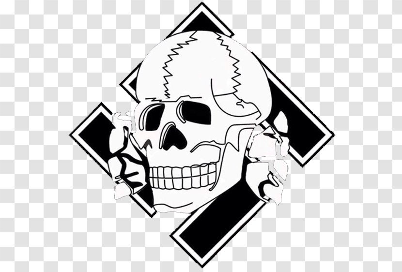 Skull Fourteen Words Nazism 3rd SS Panzer Division Totenkopf Skeleton - Collective Identity Transparent PNG