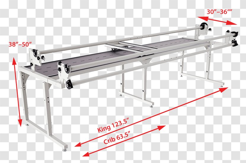 Machine Quilting Sewing Machines Longarm Juki Quilt Virtuoso Pro TL-2200QVP - Steel - Bicep Frame Transparent PNG