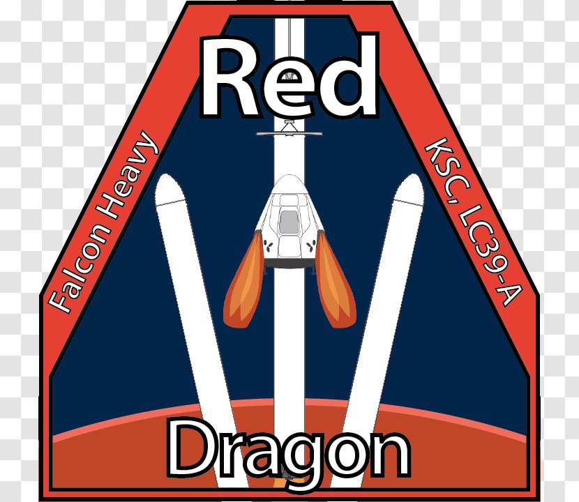 Logo Brand Product Design Font - Signage - Spacex Red Dragon Transparent PNG