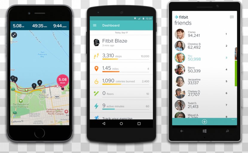 Pebble Fitbit Smartphone Activity Tracker Mobile Phones - Gadget Transparent PNG