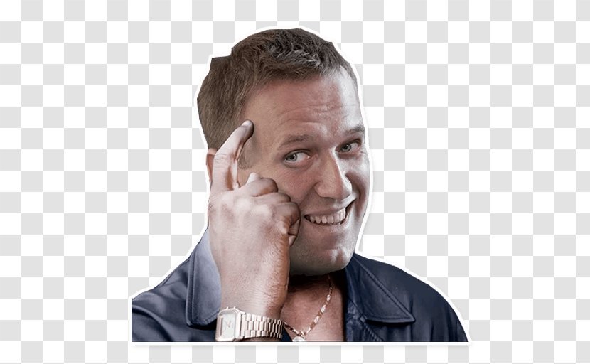 Alexei Navalny Telegram Sticker Set .de - Cheek Transparent PNG