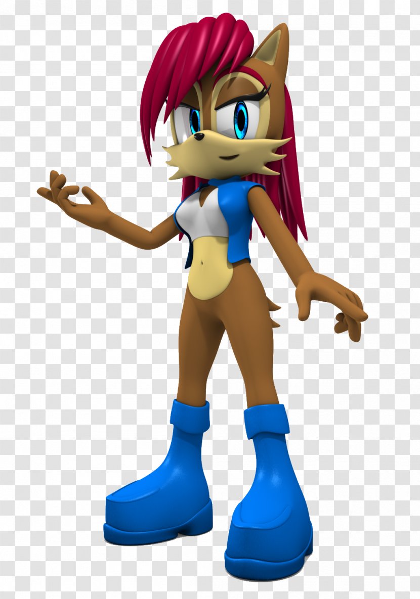 Princess Sally Acorn Ariciul Sonic Shadow The Hedgehog 3D Jump Transparent PNG