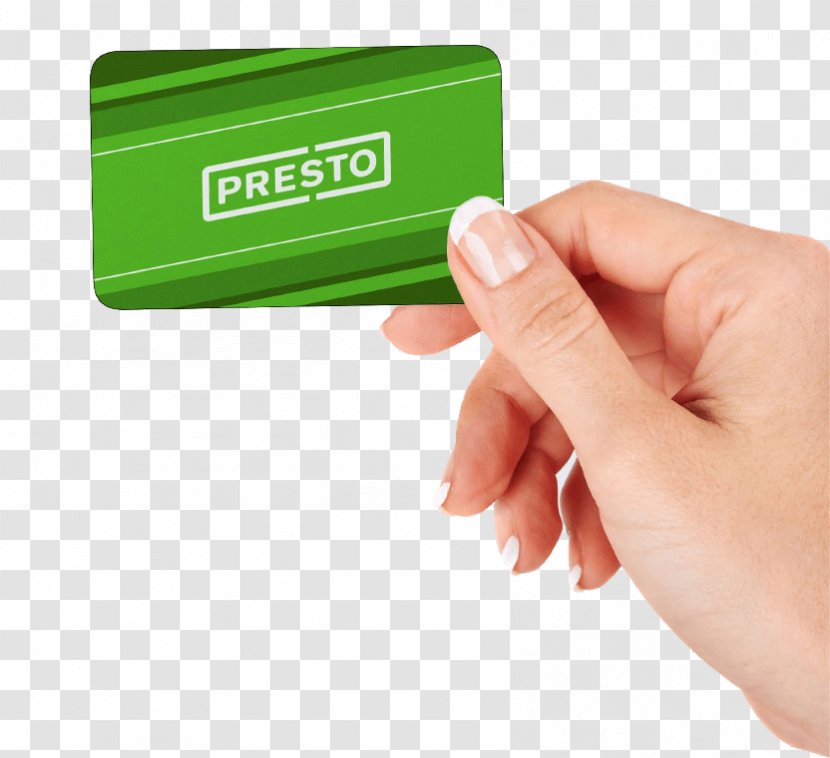 Presto Card Bloor GO Station York Region Transit Public Transport Union Pearson Express - Finger - Elec Transparent PNG
