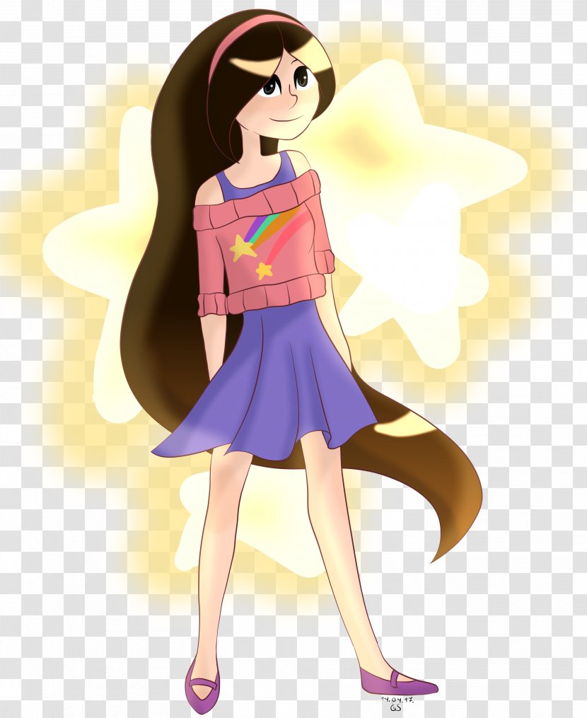 Mabel Pines Cartoon Network Fan Art Character - Tree - Frame Transparent PNG