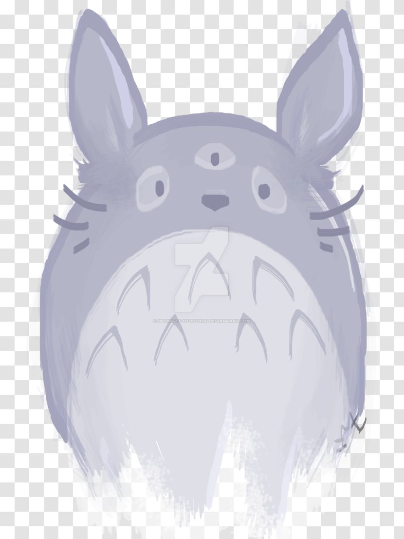 Dog Pig Hare Mammal Snout - Totoro Transparent PNG