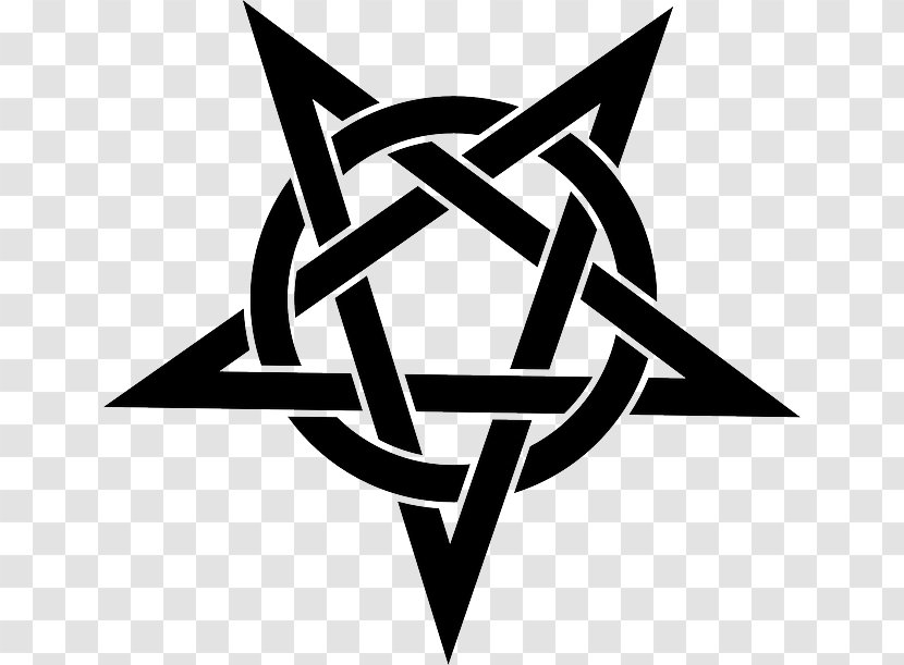 Pentagram Pentacle Stencil Wicca Transparent PNG