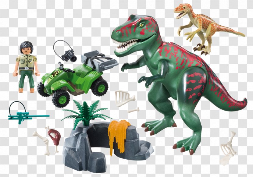 Tyrannosaurus Playmobil Velociraptor Big Dinosaurs - Toy Block - Dinosaur Transparent PNG