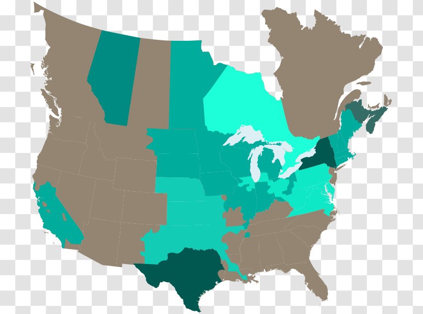 United States Map - Art Transparent PNG