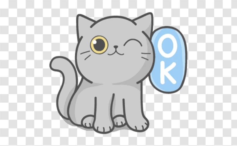 Popular Cat Names Telegram Sticker LINE - Cartoon Transparent PNG