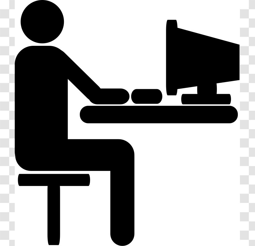 Computer Clip Art - User - People Sitting Cliparts Transparent PNG