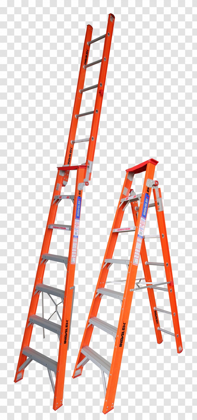 Ladder A-frame Keukentrap Stairs Fiberglass - Wood - Ladders Transparent PNG