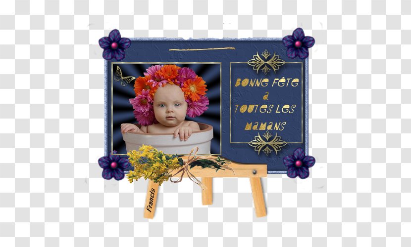 Toddler Picture Frames Purple Infant Flower - Maman Transparent PNG