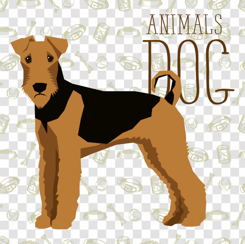 Airedale Terrier Puppy Clip Art - Dog Like Mammal - Decorative Pet Germany Transparent PNG