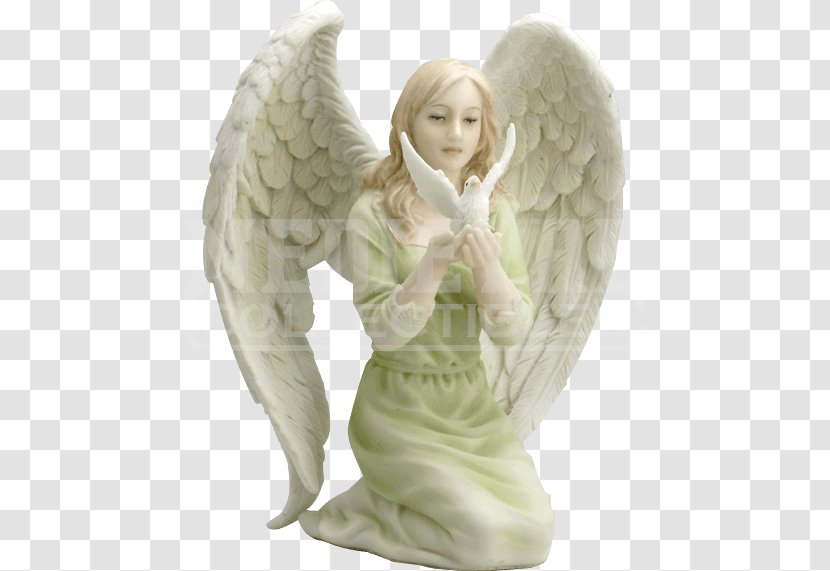 Statue Angel Figurine Cherub Prayer - Kneeling - Antique Lantern Transparent PNG