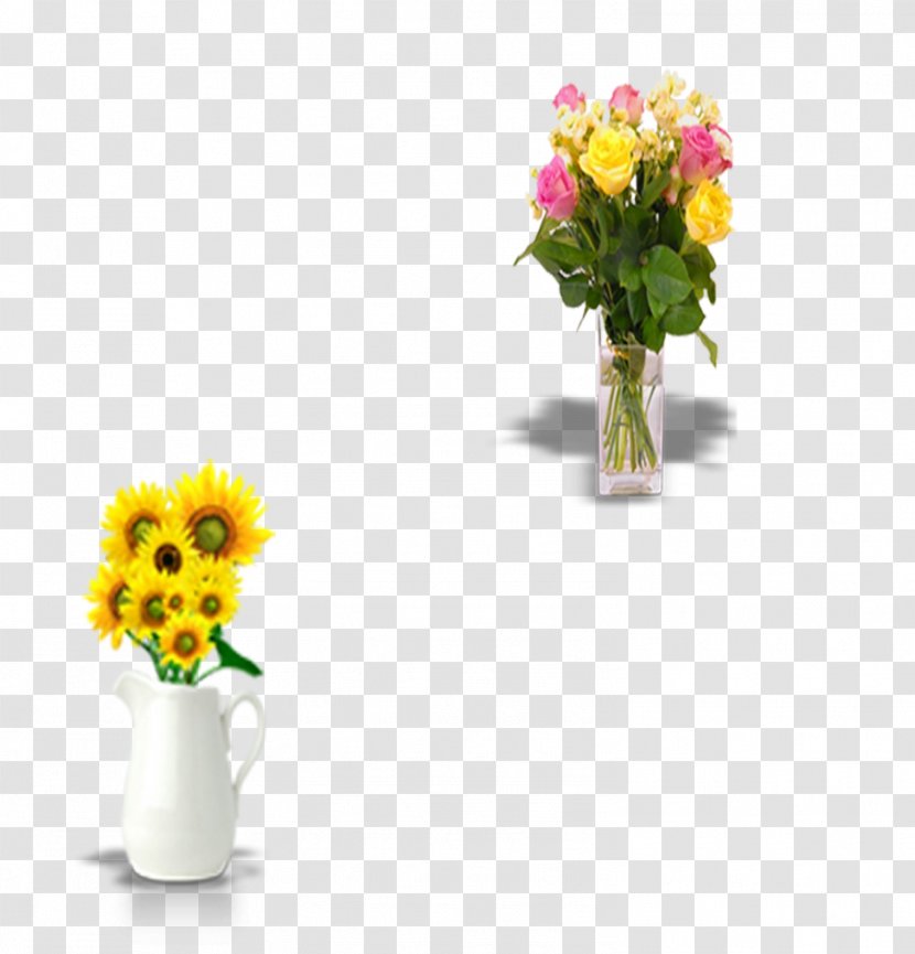 Floral Design Vase Computer File Transparent PNG
