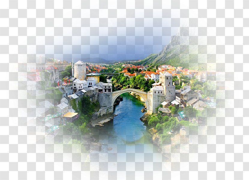 Stari Most Travel Herzegovina Neretva Bridge - City Transparent PNG