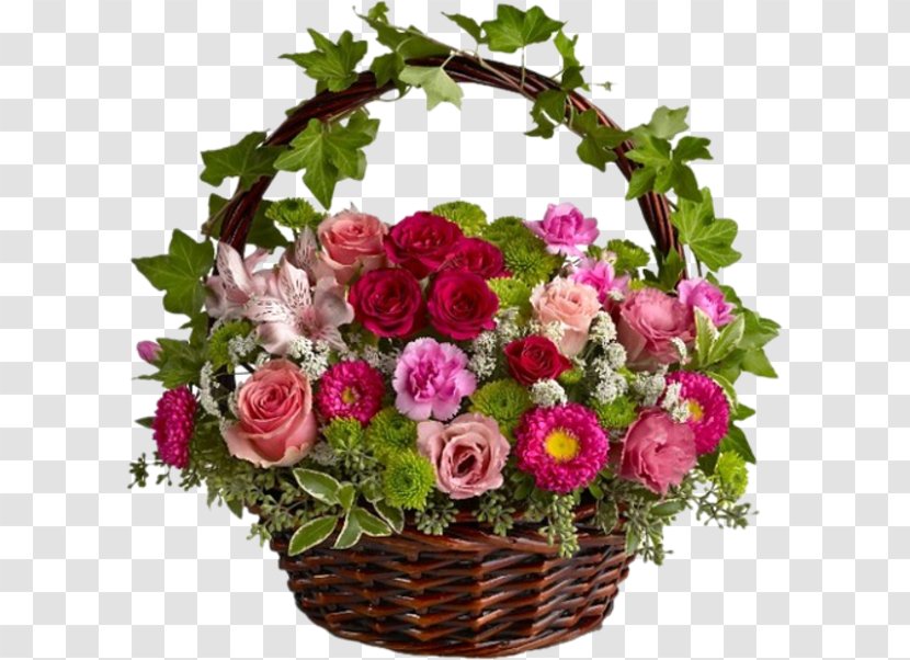 Floristry Cut Flowers Flower Bouquet Basket - Flowerpot Transparent PNG