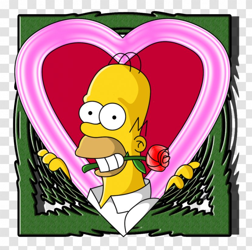 The Simpsons: Tapped Out Homer Simpson Marge Lisa I Love - Heart - Homero Transparent PNG