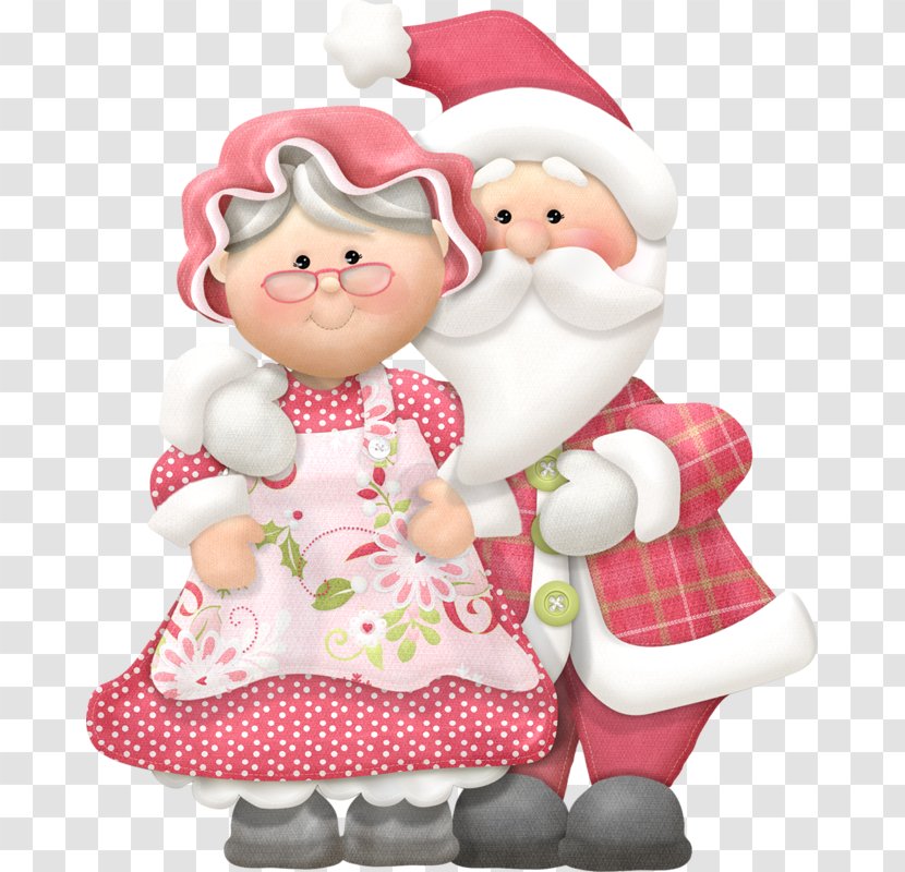 Santa Claus Christmas Ornament Mrs. Day Card - Doll - Pirotecnia NAVIDENA Transparent PNG