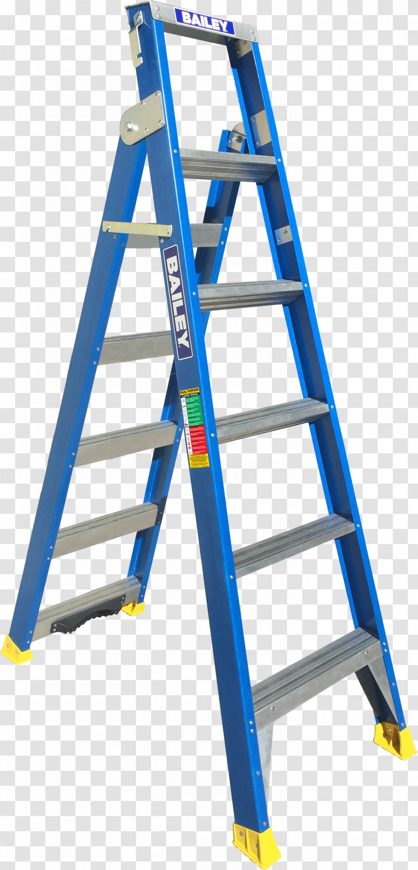 Ladder Tool Fiberglass A-frame Aluminium - Aframe Transparent PNG