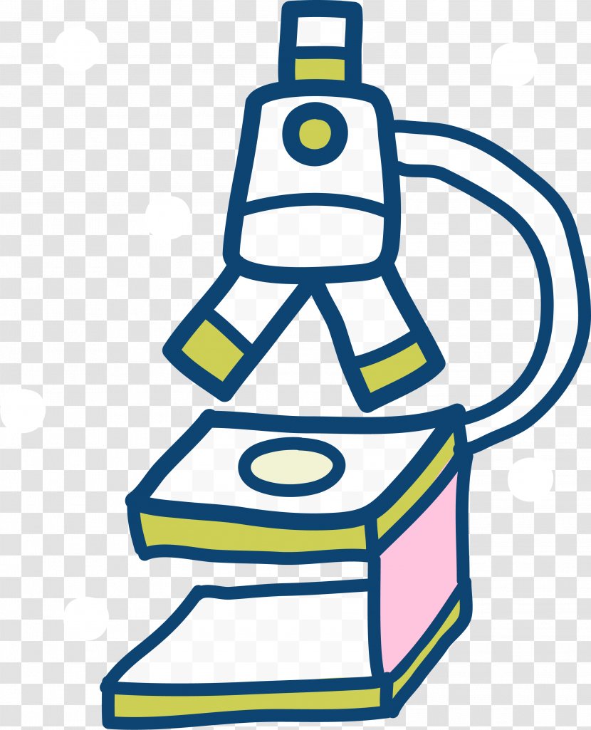 Microscope Clip Art - Area - Cartoon Hand Drawing Transparent PNG