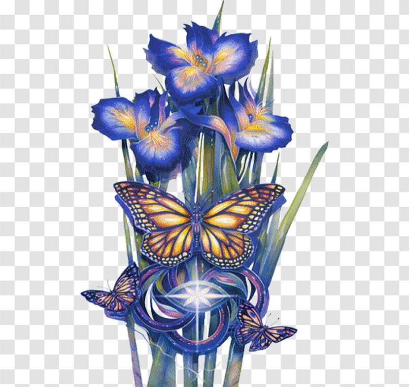 Cut Flowers Orchids Blue Image - Flower Transparent PNG