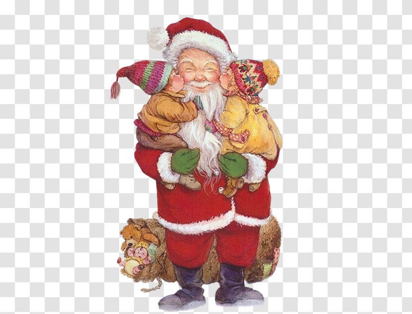 Santa Claus Christmas Ornament Card Saint Nicholas Day - Holiday - Crochet Transparent PNG