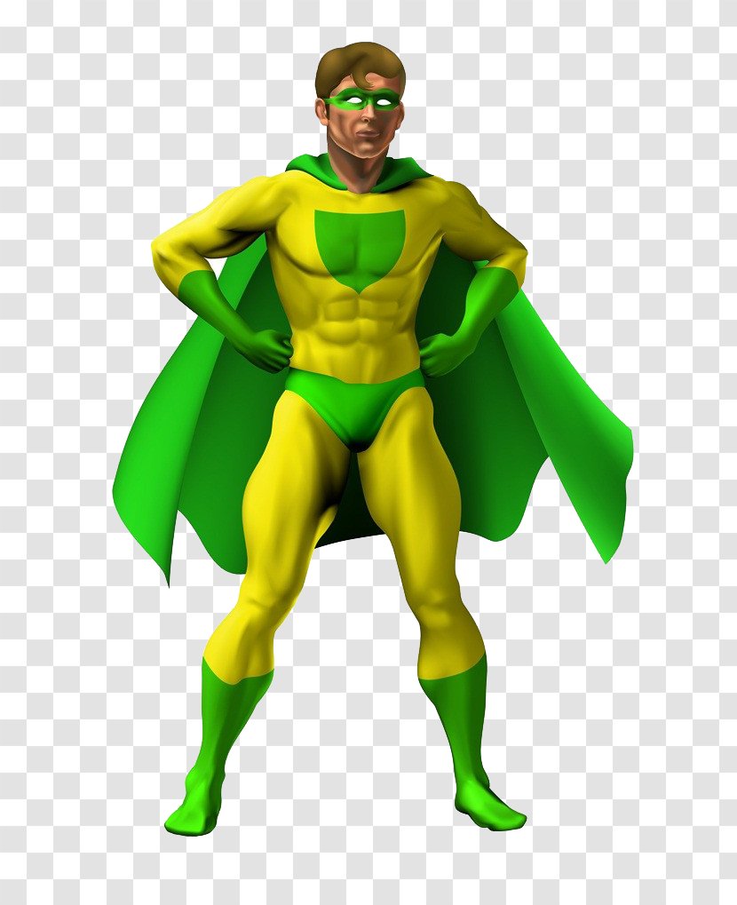 Superhero Royalty-free Stock Illustration - Photography - Green Superman Transparent PNG