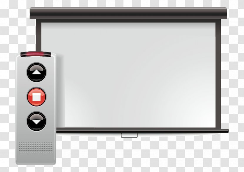 Display Device Multimedia - Projection - Vector Projector Transparent PNG