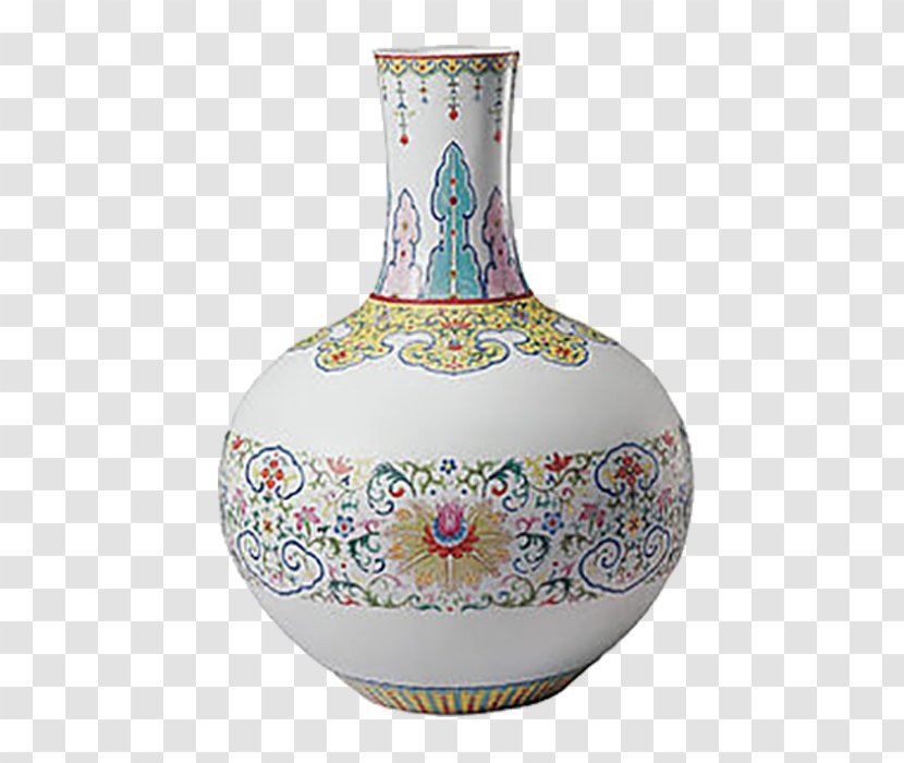 China Porcelain Pottery Qing Dynasty Chinese Ceramics - Ceramic Bottle Transparent PNG