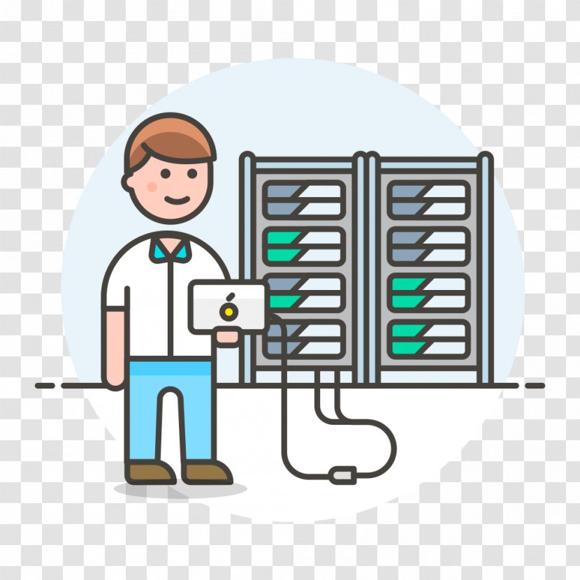 Computer Servers Software Developer - Cartoon - Coder Sign Transparent PNG