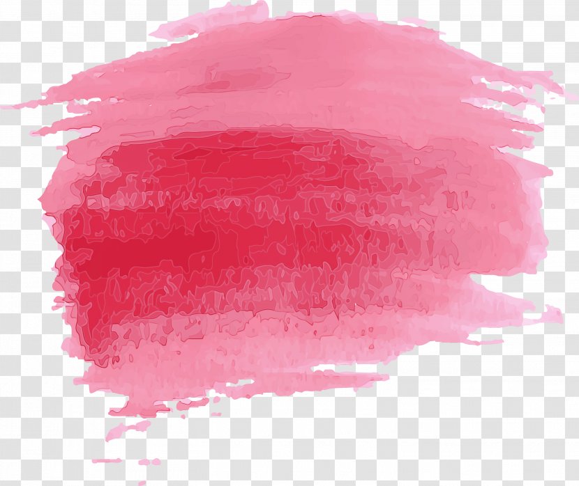Brush Abstract Background - Oil Paint - Magenta Red Transparent PNG