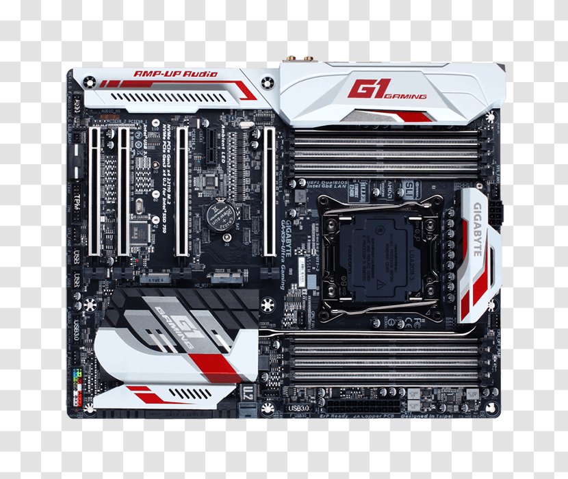 Intel The Motherboard Created For Professional Designers GA-X99-Designare EX LGA 2011 ATX Transparent PNG