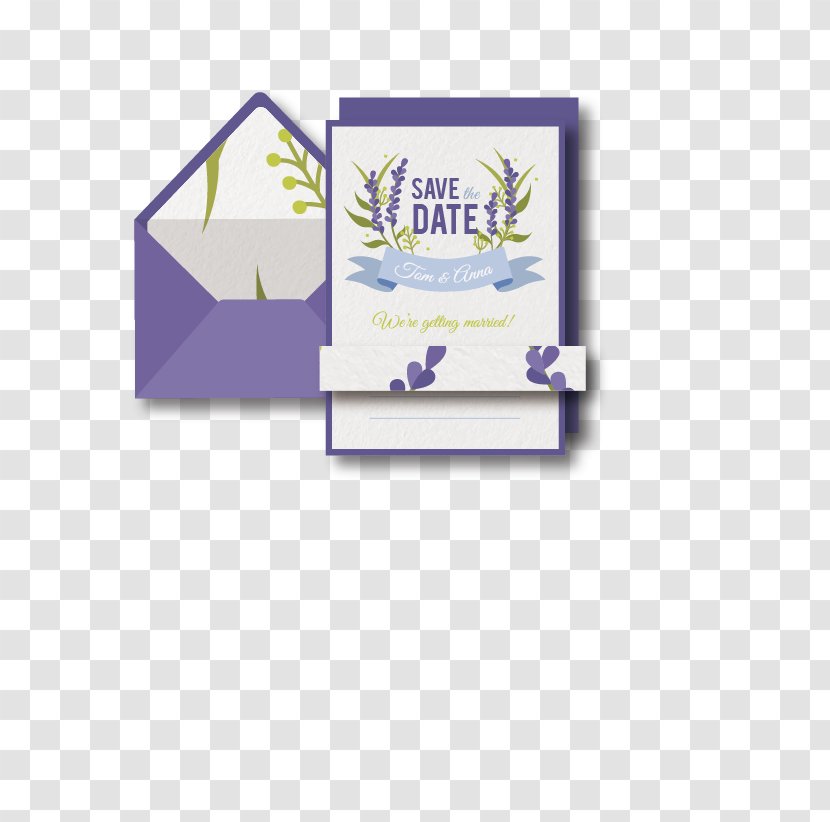 Purple Letterhead - Envelope - Vector Painted Envelopes, Letterheads Transparent PNG
