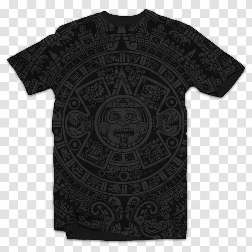 T-shirt Hoodie Sleeve Top - Longsleeved Tshirt - Aztec Transparent PNG