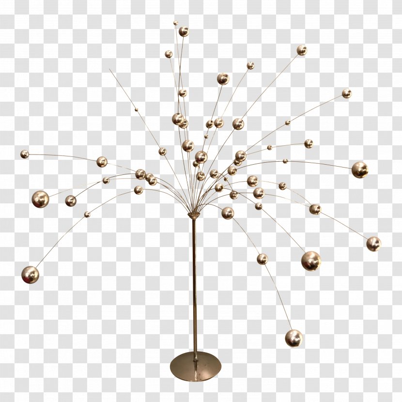 Rolling Ball Sculpture Table Kinetic Art Silver - Branch Transparent PNG