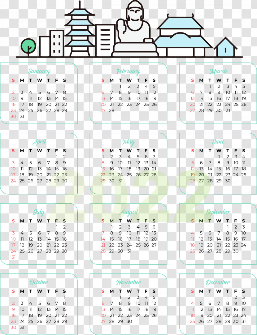 Calendar System Calendar Year Week Names Of The Days Of The Week Week Number Transparent PNG