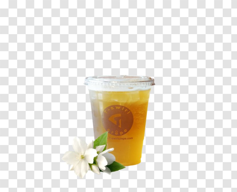 Orange Drink T-Swirl Crepe Matcha Chocolate Truffle Non-alcoholic - Nonalcoholic - Fresh Jasmine Tea Transparent PNG