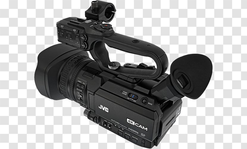 Video Cameras JVC GY-HM200 Camera Lens Digital - Hardware Transparent PNG