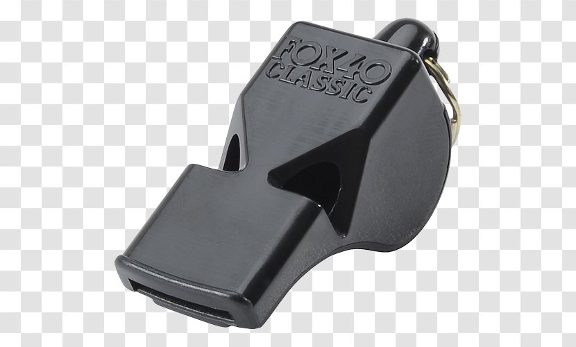 NFL Fox 40 Whistle Association Football Referee - Athlete Transparent PNG