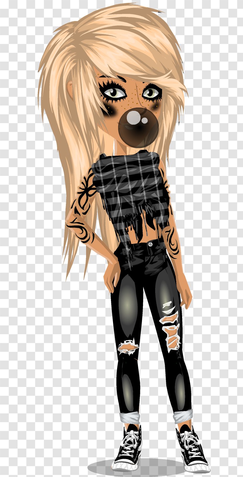 Brown Hair Animated Cartoon Character - Dance Team Transparent PNG