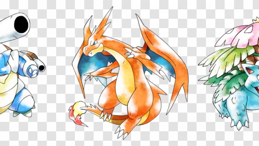 Charizard Venusaur Art Video Games Bulbasaur - Dragon - Blastoise Banner Transparent PNG