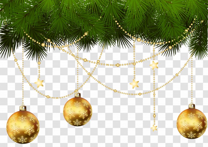 Christmas Ornament Tree Branch Decoration Transparent PNG