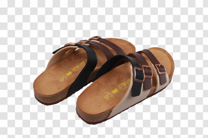 Slipper Sandal Flip-flops - Flipflops - Leather Buckle Sandals Transparent PNG