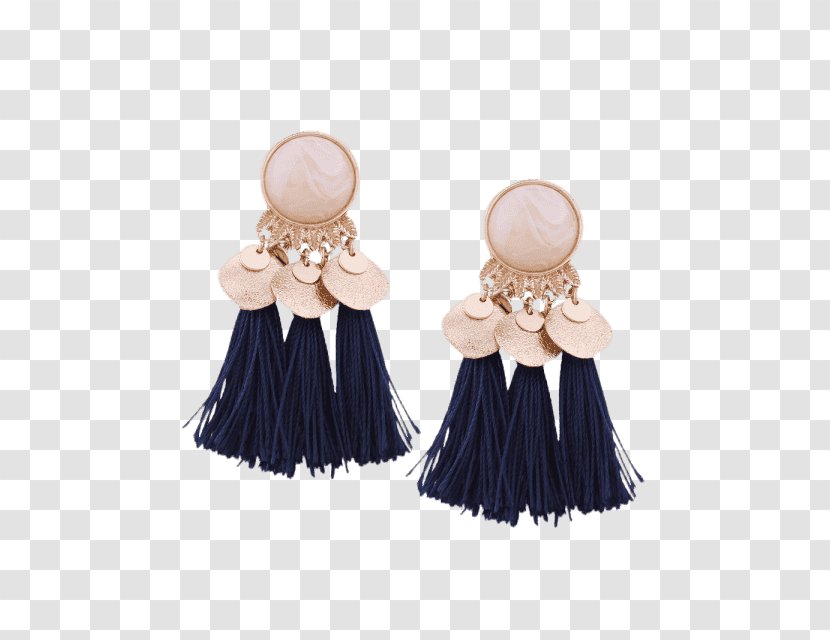 Earring Tassel Fringe Jewellery Pom-pom - Fashion Transparent PNG