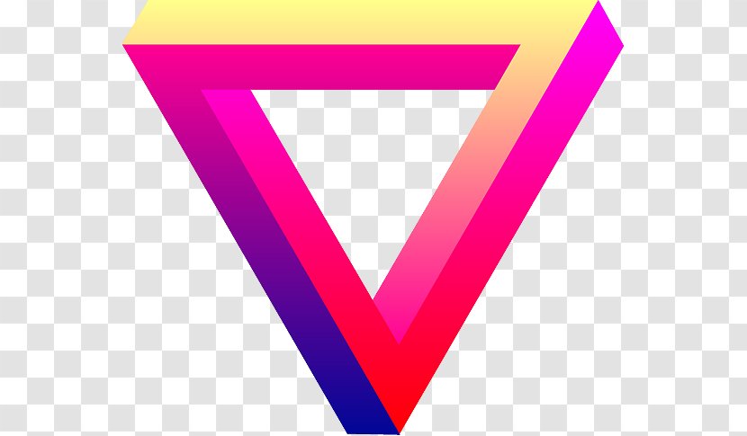 Penrose Triangle Double-click - Rectangle Transparent PNG