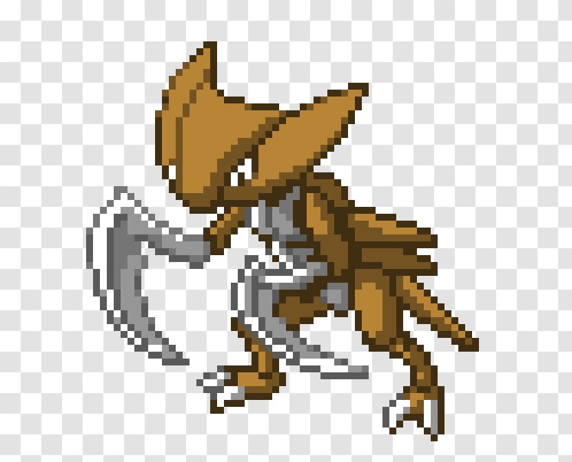 Pokémon FireRed And LeafGreen Kabutops MissingNo. Pixel Art - Pokemon Transparent PNG