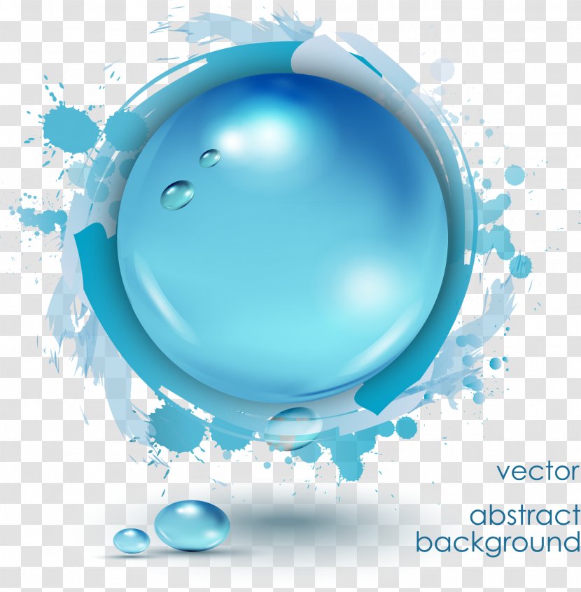 Drop Water Shape - Blue - Energy Saving And Environmental Protection Transparent PNG