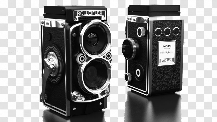 Photographic Film Rolleiflex Twin-lens Reflex Camera - Sound Box - Vintage Transparent PNG
